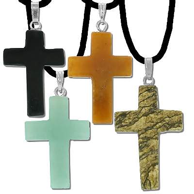 Wholesale Semi Precious Stone Crosses