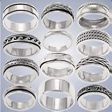 Wholesale Sterling Band & Stainless Steel Rings
