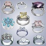 CZ Sterling Silver Rings