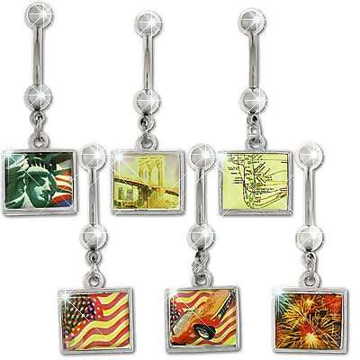 Flag Picture Charm