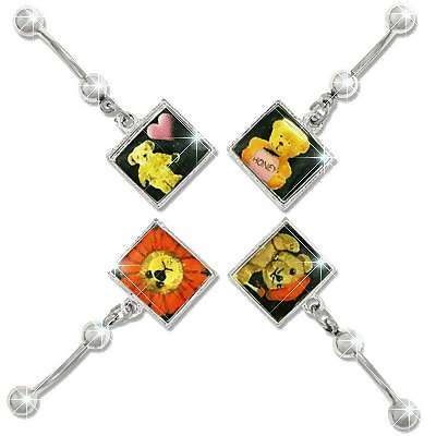 Teddy Bear Picture Charm