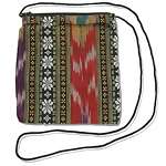 Guatemalan style fabric zipper purse wholesale