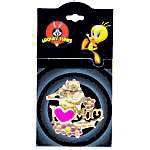 Taz Looney Tune I Love Mom Pin
